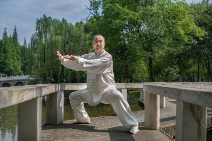 刘小胖先生练拳